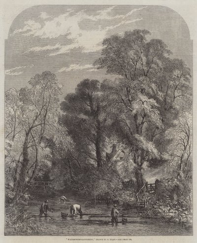 Watercress-Gathering by Samuel Read